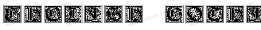 EHGLISH GOTHIC字体转换